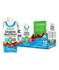 ORGAIN PLAN PROTEIN CHOCOLATE SHAKE 1g de sucre
