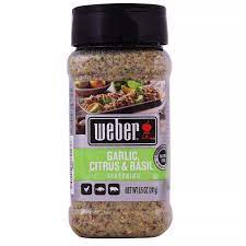 WEBER GARLIC CITRUS &amp; BASIL 241 g