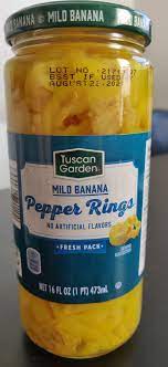 TUSCAN GARDEN BANANA PEPPER RINGS 473g