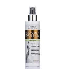 ADVANCED CLINICALS COCONUT ANTIFRIZZ &amp; SHINE LEAVE IN REPAIR237ML