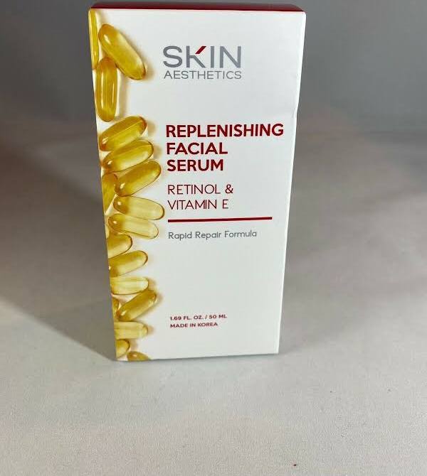 SKIN AESTHETICS ADVANCED BRIGHTENING FACIAL MOSTURIZER VIT E&amp; RETINOL SERUM