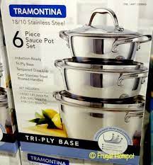 Tramontina pots 6 pieces