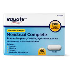 EQUATE MENSTRUAL COMPLETE 40CP