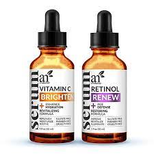SJ NATURALS VITAMIN C AND RETINOL-2 SERUMS