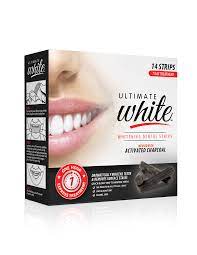 ULTIMATE WHITE DENTAL STRIPS charcoal