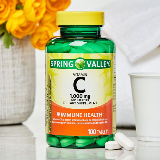 Spring valley vitamine C immune health 1000mg 100 tablets