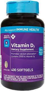 VITAMIN D3 DIETARY SUPPLEMENT  50 MCG(400 SOFTS