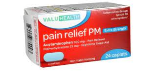 VALU HEALTH PAIN RELIEF PM 24 CAPS