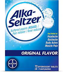 ALKA-SELTZER ORIGINAL FLAVOR 72 EFFERVERSCENT