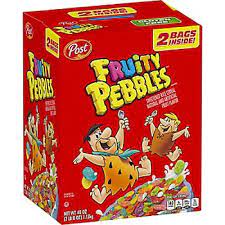 POST FRUITY PEBBLES 2BAGS IN SIDE1.07KG