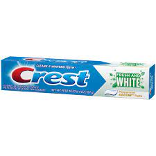 CREST FRESH AND WHITE 68G