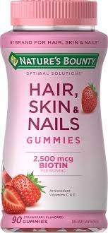 NATURE'S BOUNTY HAIR,SKIN&amp;NAILS BIOTIN 180 GUMMIES