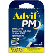 ADVIL PM 4 COATED CAPLETS