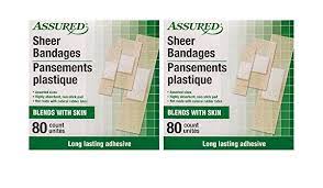 ASSURED PANSEMENTS PLASTIQUE 80COUNT