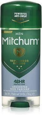 MITCHUM MEN  48HR UNSCENTED 96G