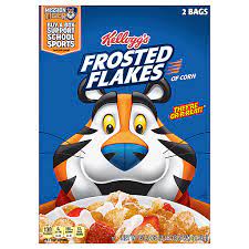 KELLOGG'S FROSTED FLAKES OF CORN 2 BAGS 1.56G