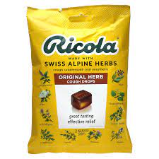 RICOLA ORIGINAL HERB  GREAT TASTING EFFECTIVE RELIEF 21 WRAPPED