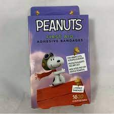 peanuts first aid adhesive bandages