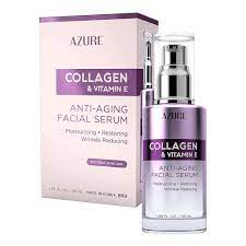 AZURE COLLAGEN &amp;VITAMIN E ANTI-AGING FACIAL SERUM 50ML