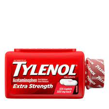 TYLENOL ACETAMINOPHEN EXTRA STRENGTH 325 CAPLETS 500 MG