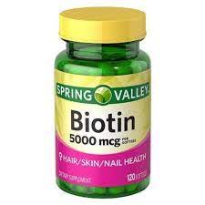 SPRING VALLEY BIOTIN 120 SOFTGELS