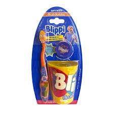 BRUSH BUDDIES BLIPPI TOOTHBRUSH SET