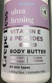 CREPE LESS VITAMIN E &amp;PEPTIDES BODY BUTTER 905 G
