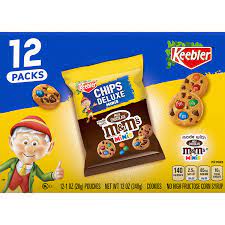 KEEBLER CHIPS DELUXE MINIS MILK CHOCOLATE 28G
