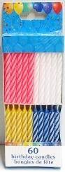 BOUGIE DE FETES 60PC