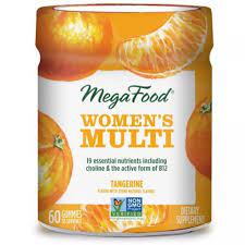 MEGA FOOD WOMEN'S MULTI TANGERINE 60GUMS