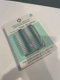 PRECISION BEAUTY DOUBLE SIDED NAIL BRUSHES 2PACK