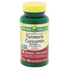 SPRING VALLEY TURMERIC CURCUMIN 500MG