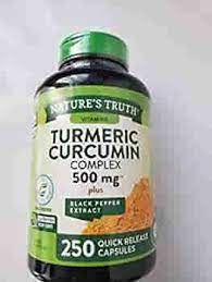 NATURE'S TRUTH TURMERIC CURCUMIN COMPLEX 500G 250CAPS