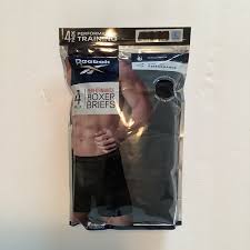 REEBOK PERFORMANCE BOXER BRIEFS 4 PACK L
