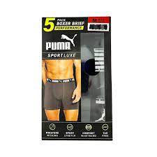 PUMA PERFORMANCE BOXER BRIEF 5 PACK M