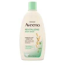 AVEENO REVITALIZING  BODY WASH prebiotic oat and green tea