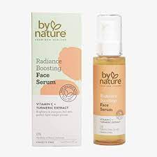 BY NATURE RADIANCE BOOSTING FACE SERUM VITAMIN C+ Tumeric extract
