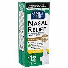 FAMILY CARE NASAL RELIEF SEVERE
