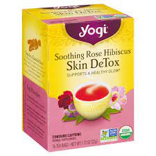 YOGI SKIN DETOX SOOTHING ROSE HIBISCUS