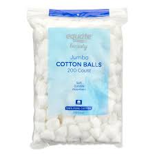 EQUATE BEAUTY JUMBO COTTON BALLS 200 COUNT