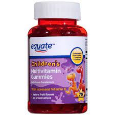 EQUATE  CHILDREN'S MULTIVITAMIN GUMS 70