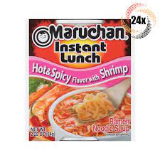MARUCHAN INSTANT LUNCH HOT &amp;SPICY SHRIMP FLAVOR 64G