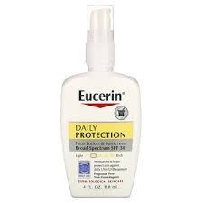 EUCERIN DAILY PROTECTION FACE LOTION &amp;SUNSCREEN 118ML