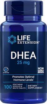 LIVE EXTENSION DHEA 25MG 100 TABLETS