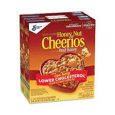 GENERAL MILLS HONEY NUT CHEERIOS LIMITED EDITION 105KG HAPPY HAR SHAPES