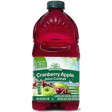 NATURE'S NECTAR CRANBERRY APPLE JUICE COCKTAIL 100% VITAMIN C1.89L