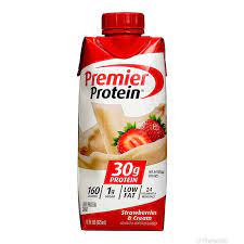 PREMIER PROTEIN ENERGY &amp; IMMUNE STRAWBERRIES &amp;CREAM