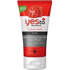 YESTO TOMATOES CLEAR SKIN DETOXIFYING CHARCOAL MUD MASK 59ML