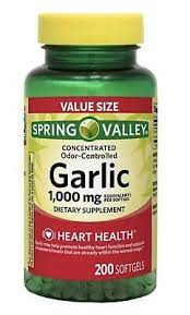 SPRING VALLEY GARLIC 200SOFTGEL