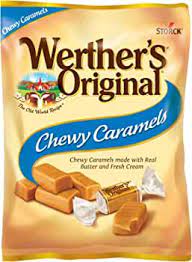 WERTHER'S ORIGINAL CHEWY CARAMELS 68G